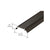 CRL-U.S. Aluminum 90 Degree Structural Silicone Outside Corner Adaptor, Dark Bronze/Black Anodized Class 1 - 24'-2"
