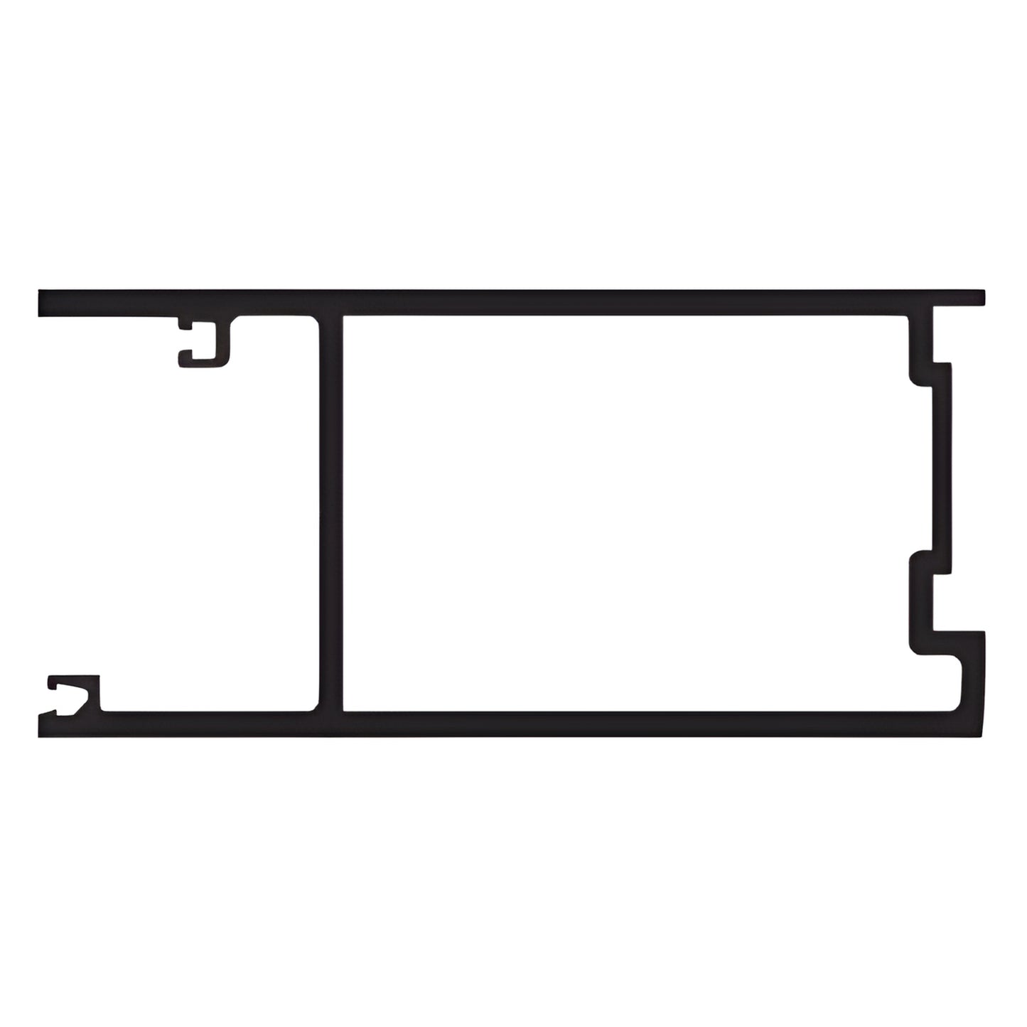 CRL-U.S. Aluminum Meeting Stile 1-5/16in Glass 21'2 Dark Bronze