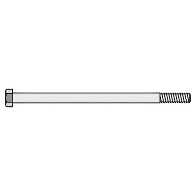 CRL-U.S. Aluminum Assembly Screw 1/4-20 x 4-1/2" ,Zinc Plated- 50/Pk
