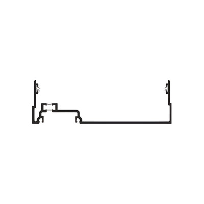 CRL-U.S. Aluminum Male Expansion Mullion, White KYNAR® Paint - 24'-2"