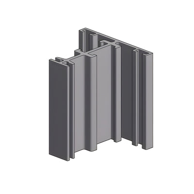 Fallbrook XL Matte Black Intermediate Vetical Base 236" Length