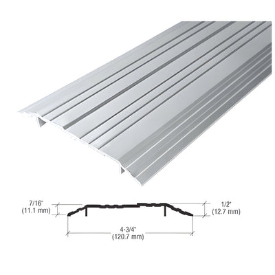 CRL-U.S. Aluminum Mill Finish Standard Door 4-3/4" Threshold - 21'-4"