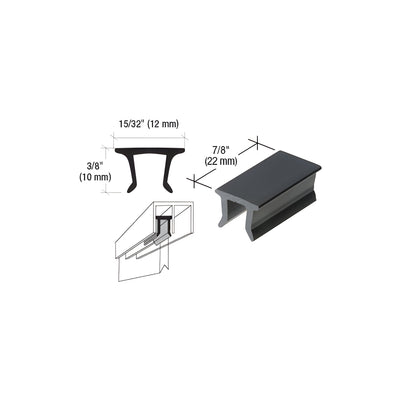 CRL Black Plastic Top Guide