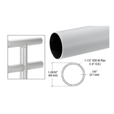 CRL Mill Finish 1.9" Diameter Hand Railing Tubing