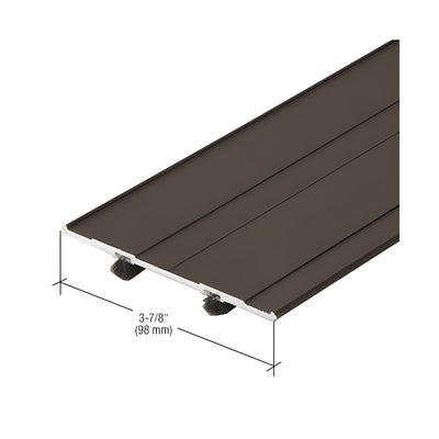 CRL-U.S. Aluminum Header Filler with Weatherstrip, Dark Bronze/Black Anodized Class 1 - 21'-4"
