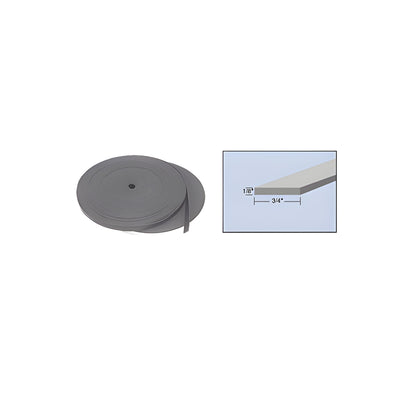 CRL 1/8" x 3/4" Bulk Rolled Neoprene Setting Block Material - 100'