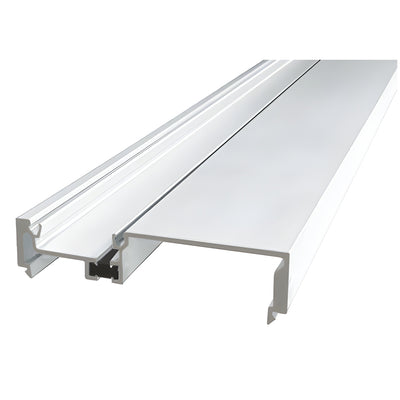 CRL-U.S. Aluminum Female Section Snap Mullion Thermally Broken Bone White KYNAR® Paint - 24'-2"
