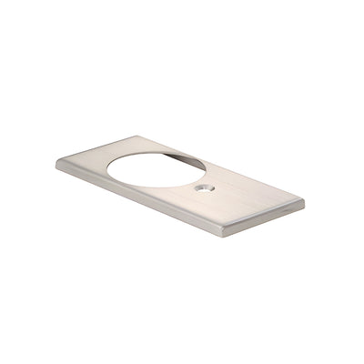 CRL Brushed Stainless Cover for Floor Mounted Bottom Free-Swinging Pivot