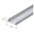 CRL-U.S. Aluminum Narrow Stile Flat Pocket Insert, Mill - 21'-2"