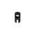 CRL Matte Black Movable Bracket for 3/8" to 1/2" Glass