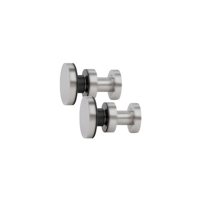 CRL Brushed Stainless Track Holder Fittings for Fixed Panel Only for SRSER78 System