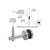 CRL Brushed Stainless Coastal Series Glass Mounted Hand Rail Bracket