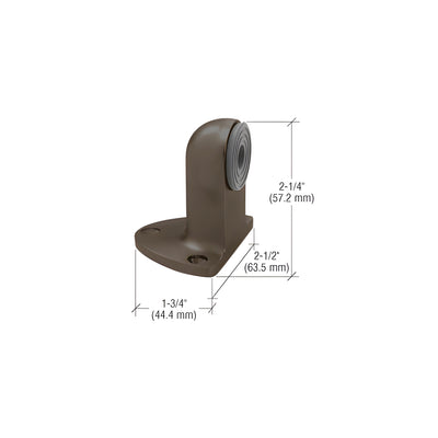 CRL Bronze Floor Mount Door Stop/Bumper
