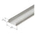 CRL-U.S. Aluminum Narrow Stile Flat Pocket Insert - 21'-2", Clear Anodized Class 1