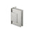 CRL Brushed Satin Nickel Vernon Oil Dynamic Offset Back Plate Wall-to-Glass Hinge - Hold Open