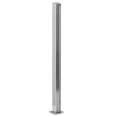 CRL Brite Anodized 30" End Design Series Partition Post