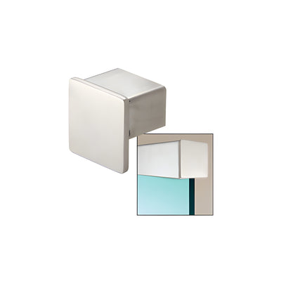 CRL 316 Brushed Stainless Steel End Cap for 1-1/2" SRF15 Series Square Roll Form Cap Railing