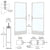 CRL-U.S. Aluminum White KYNAR® Paint Custom Pair Series 250 Narrow Stile Geared Hinge Entrance Doors With Panics for Surface Mount Door Closers
