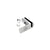 CRL Polished Chrome Hydroslide 90 Degree Wall-to-Glass Bracket