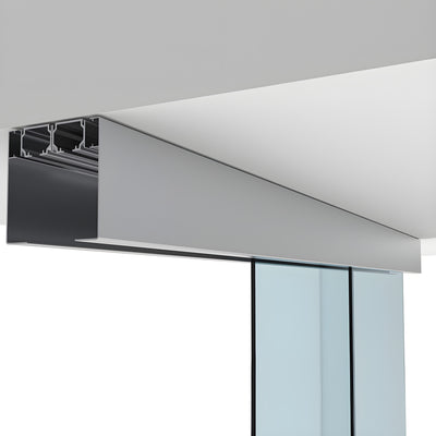 CRL50 Series Two Panel Telescoping Ceiling Mount Kit - Left Stacking Direction