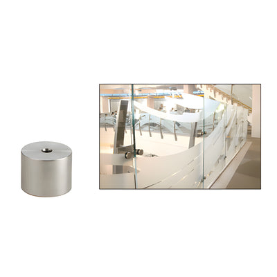 CRL 316 Brushed Stainless 2" Diameter by 1-1/2" Long Standoff Base