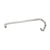 CRL Polished Chrome 6" Pull Handle and 22" Towel Bar BM Series Combination Without Metal Washers