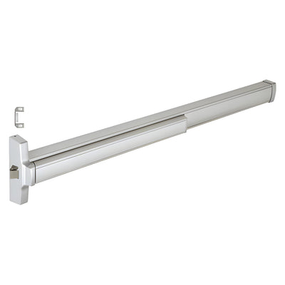 CRL 48" Jackson® Model 2095 Grade 1 Rim Latch Panic Exit Device Left Hand Reverse Bevel with 'C' Strike 4 Foot Aluminum Finish