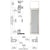 CRL-U.S. Aluminum White KYNAR® Paint Series 925 Single Transom Patio Door Hinge Left Swing Out
