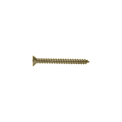 CRL Brushed Bronze 10 x 2" Wall Mounting Flat Head Phillips Sheet Metal Screws