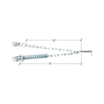 CRL Aluminum Screen and Storm Door Protector Chain