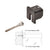 CRL Matte Black Stabilizing End Cap for L10 Series Cap Rail