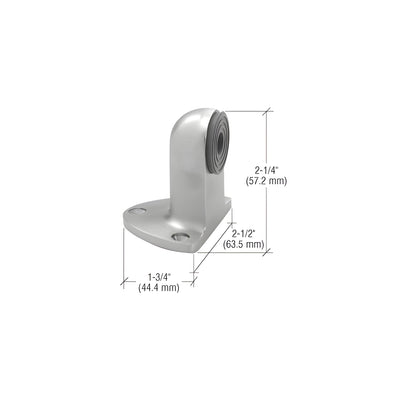 CRL Aluminum Floor Mount Door Stop/Bumper