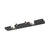CRL Matte Black Steel Electric Strike Keeper for Double Stile Doors - Fail Secure