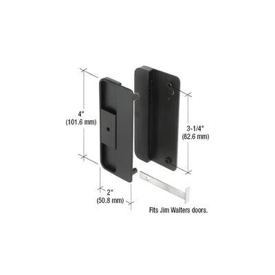 CRL Sliding Screen Door Latch and Pull With 3-5/16" Screw Holes for Jim Walters Doors
