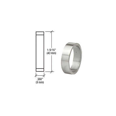 CRL Satin Anodized .360" Straight Cylinder Ring