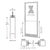 CRL-U.S. Aluminum Clear Anodized 250 Series Narrow Stile (RHR) HRSO Single 3'0 x 7'0 Offset Hung with Pivots for Surf Mount Closer Complete Door for 1" Glass with Standard MS Lock, 7-1/2" Standard Bottom Rail