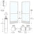 CRL-U.S. Aluminum White KYNAR® Paint Custom Pair Series 250 Narrow Stile Geared Hinge Entrance Doors for Surface Mount Door Closers