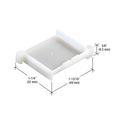 CRL-U.S. Aluminum Water Deflector Used With IG626 and BT815- 50/Pk