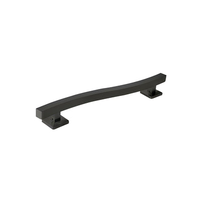 CRL Matte Black 'S' Square 24" Grab Bar