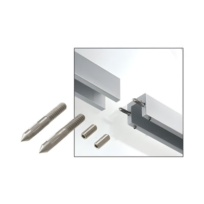 CRL-Blumcraft® 10-24 x 1/2" Stainless Steel Splice Pin Set 1-5/16" Overall Length