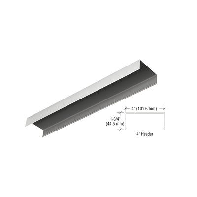 CRL Satin Anodized 4" Header Channel - 240"