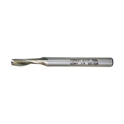CRL High Speed Steel Spiral Single Flute Aluminum Cutting Router Bit