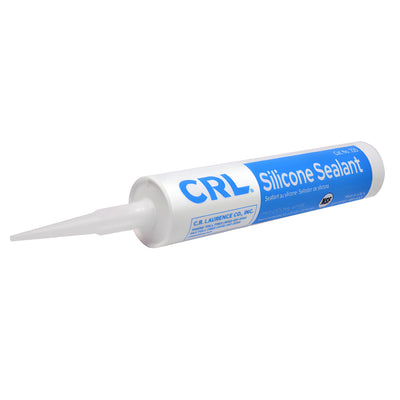 CRL 33S Clear Mildew-Resistant Silicone Caulk Sealant