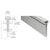 CRL 350 Series Satin Anodized 95-in Concealed Continuous Hinge