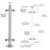 CRL 316 Stainless Steel Brushed P1 90° Corner Post Railing Kit
