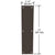 CRL Oil-Rubbed Bronze Door Push Plate 3.5" x 15"