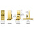 CRL Brass Long-Leg Set-Screw Glass Clamp 1/4"–5/16"