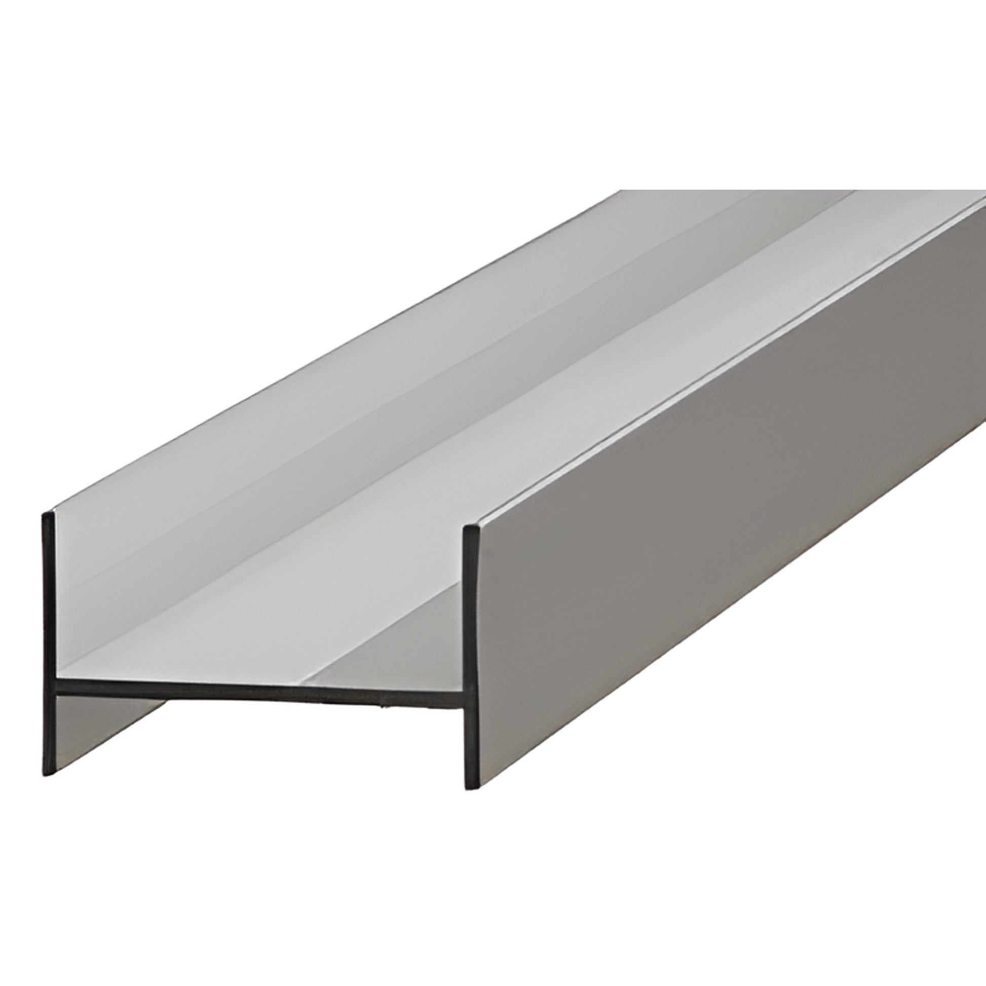DK65BN brushed nickel aluminum side jamb for frameless sliding shower door, 80 in.