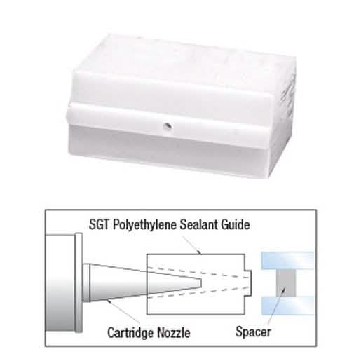 CRL 3/16" Polyethylene Sealant Guide: Durable, precise application for sealing projects.