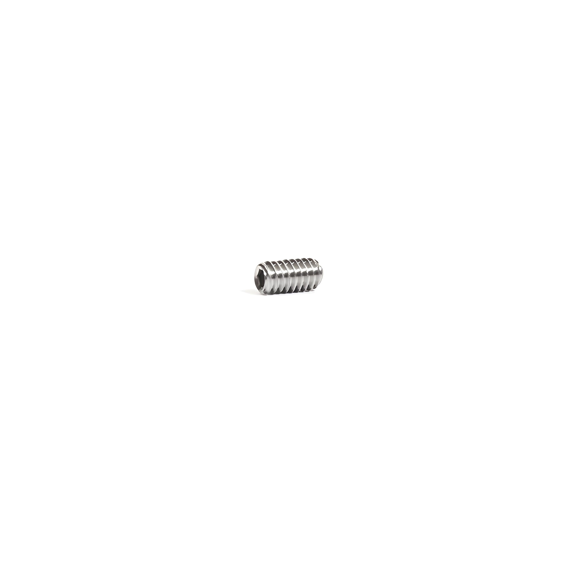 AS1412 stainless steel headless Allen set screw, 1/4-20 thread, 1/2 in (13 mm)